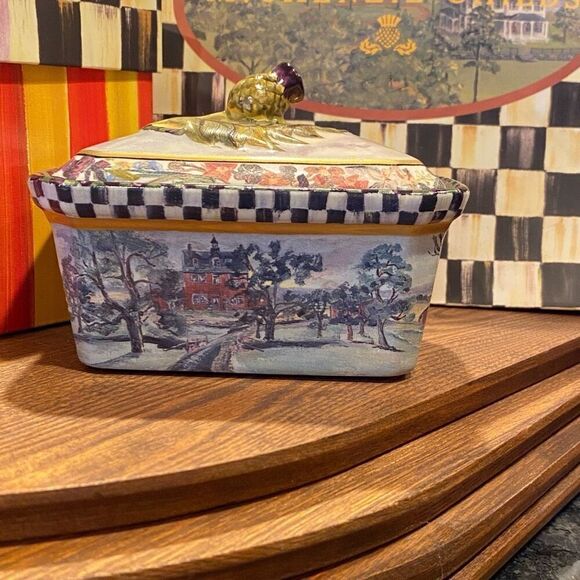 Mackenzie Childs MacLachlan Trinket Box Plus - Picture 5 of 15